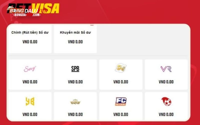 Liên hệ với Betvisa nếu rút tiền thất bại