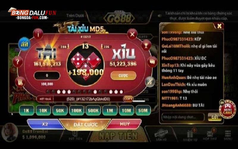Hướng dẫn quy trình đặt cược tài xỉu md5 go88